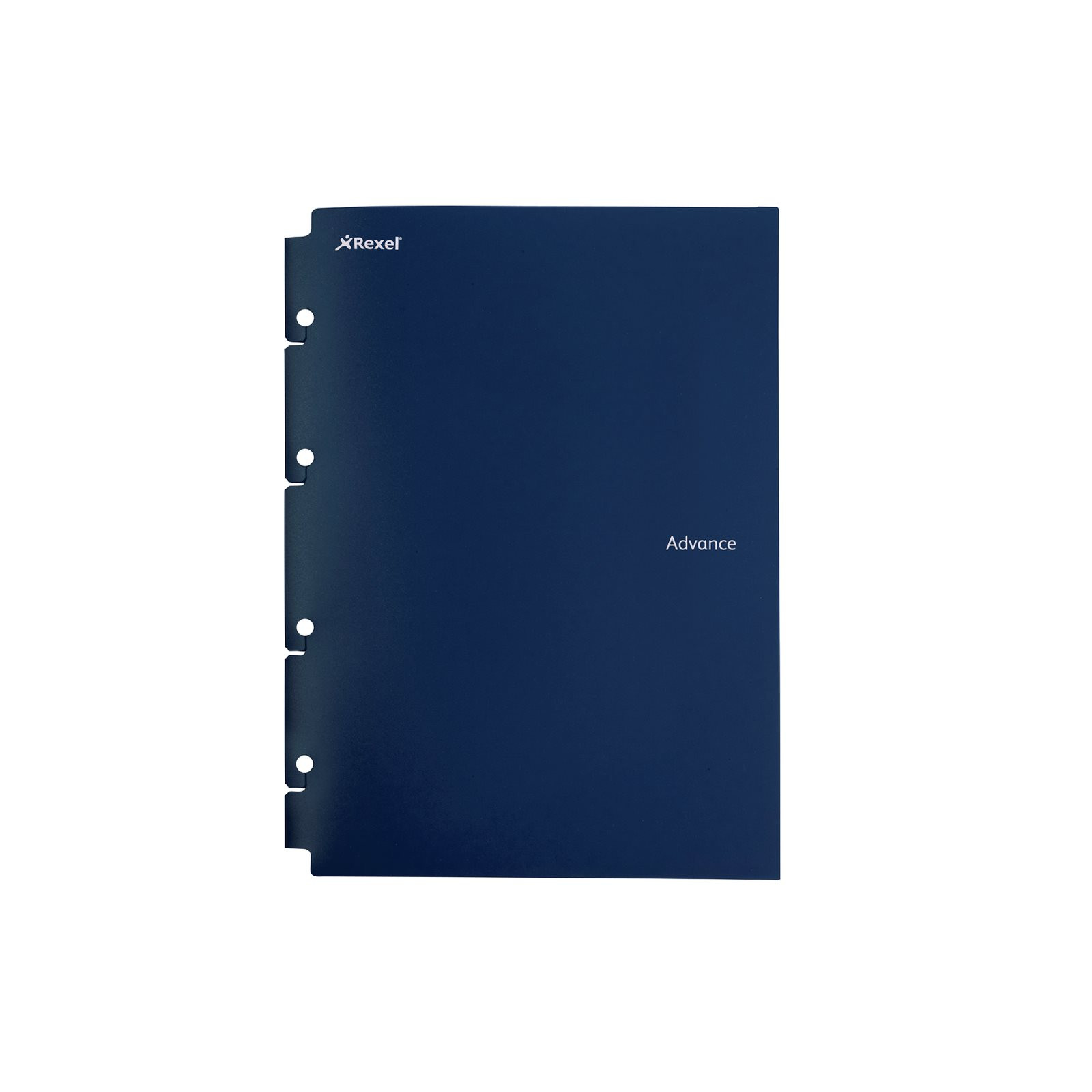 RRP over £20 Rexel Advance A4 2 Pocket Snap In Folder Navy x 5 per pack 