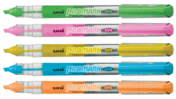 Japan Details about   5 Colors Uni-Ball Uni promark eye USP-105 highlighter fluorescent shape 