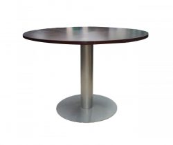 105 Diameter Round Table on Metal Base