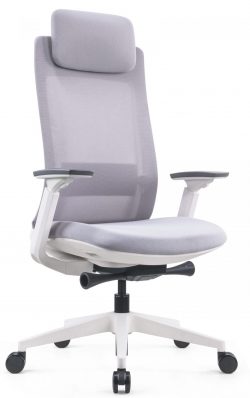 Bueno Executive Net Swivel Chair - EVL-002A WHITE