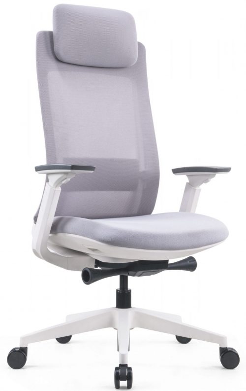 Bueno Executive Net Swivel Chair - EVL-002A WHITE - Image 3